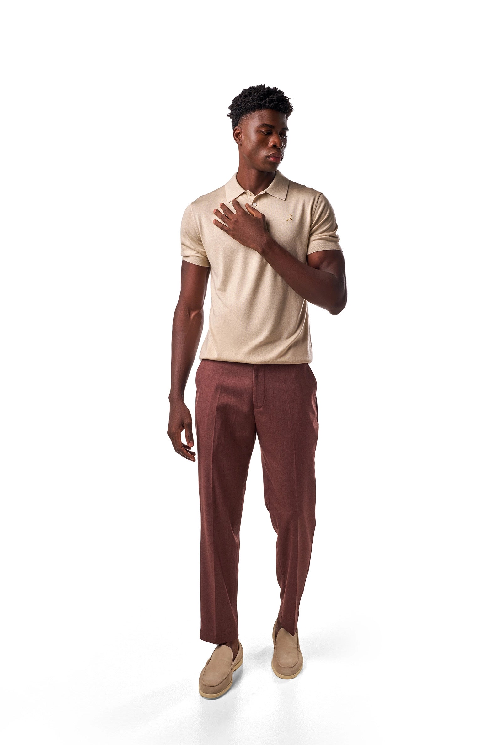 Burnt Burgundy Trousers