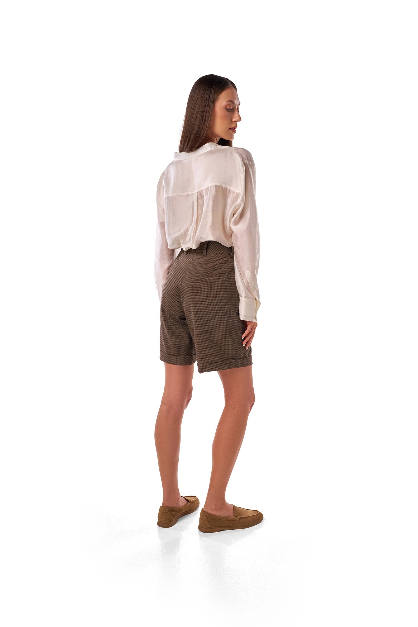 Pleated Tailored Shorts