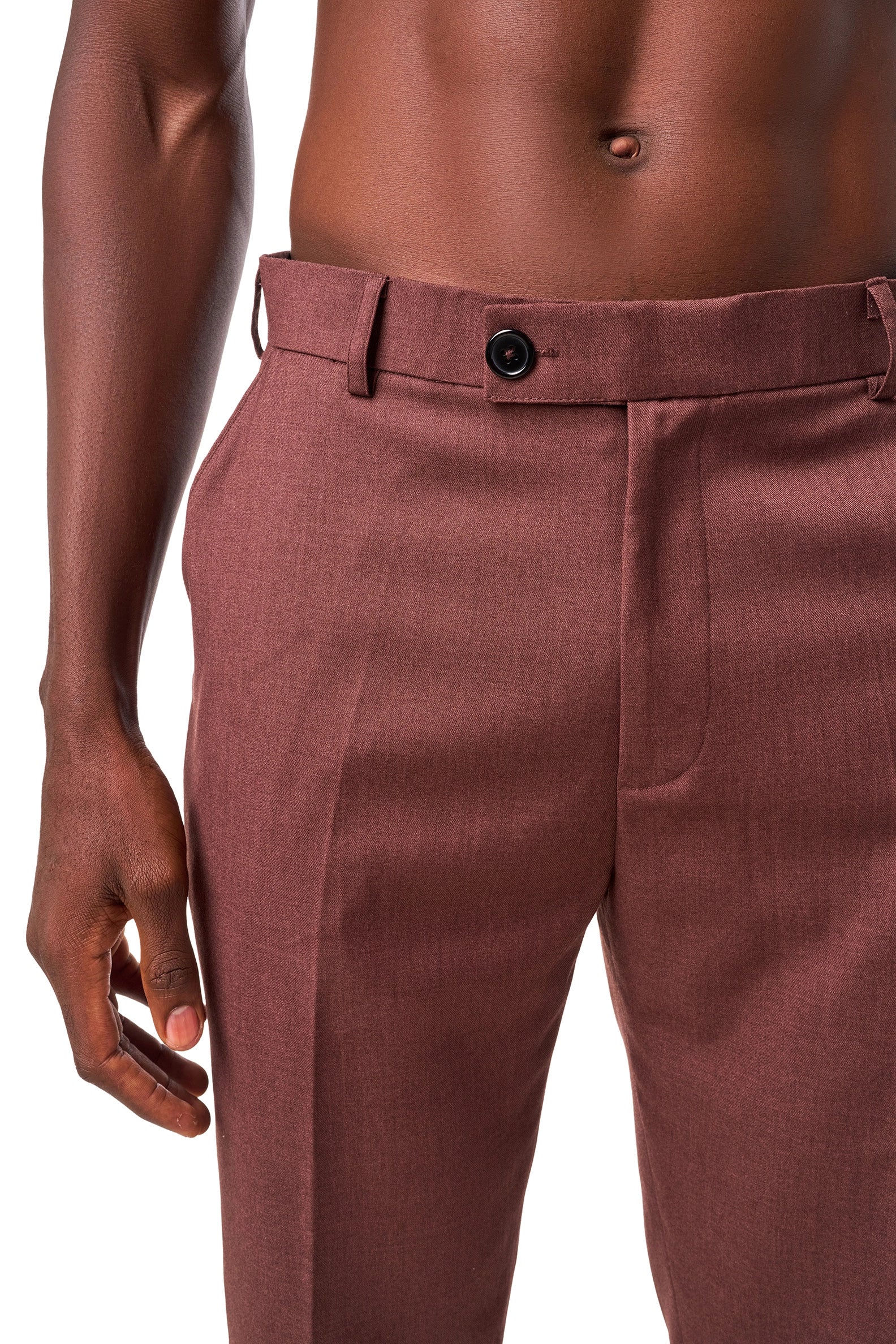 Burnt Burgundy Trousers